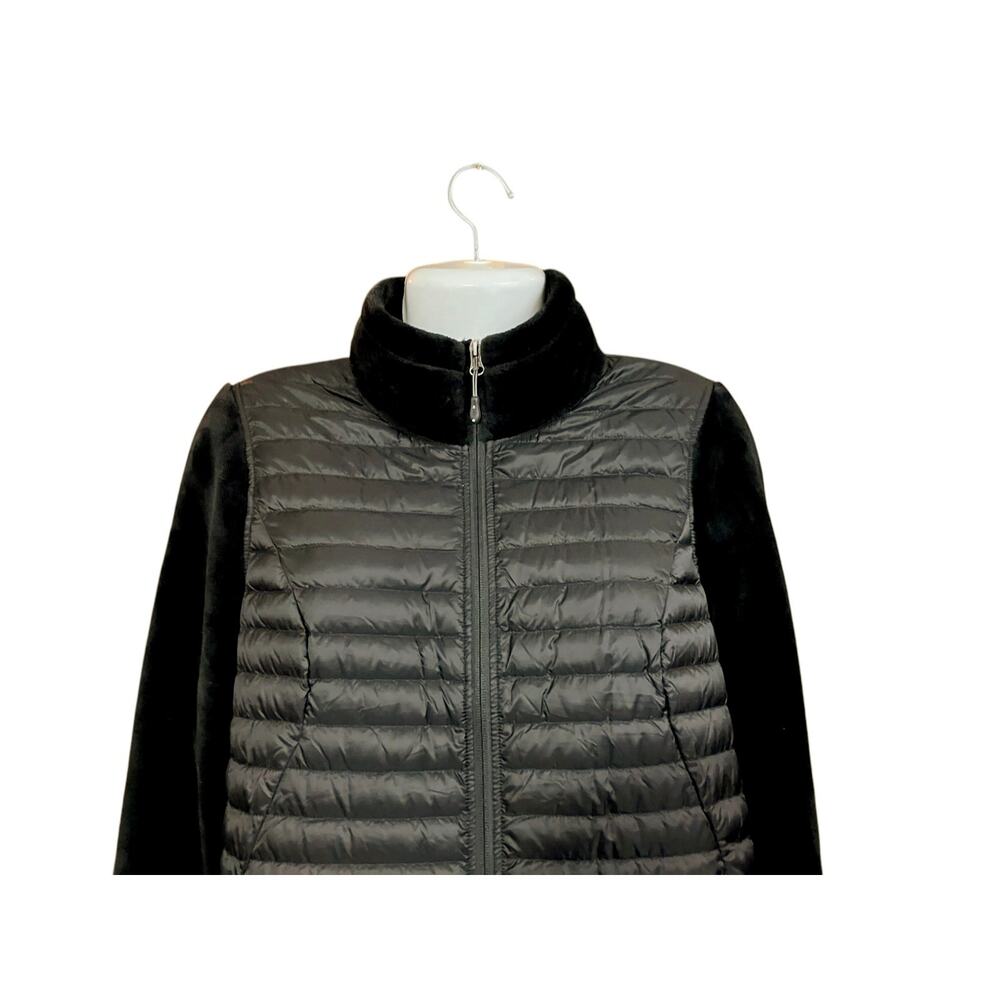 32 Degrees Heat Women's Black Ultra-Light Down Jacket Full Zip w/ Pockets Size M - Picture 8 of 11